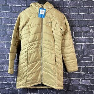 Columbia XS X-Small Karis Gale Long Hooded Jacket Stone Green